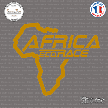 Sticker Africa Eco Race Logo Decal Aufkleber Pegatinas D-517 Couleurs au choix