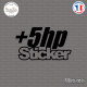 Sticker JDM +5hp-Sticker sheared Sticks-em.fr Couleurs au choix