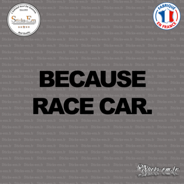 Sticker JDM because race car