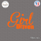 Sticker JDM Girl Driven Sticks-em.fr Couleurs au choix