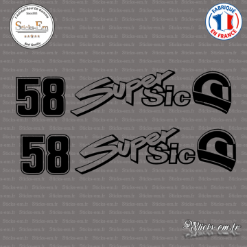 2 Stickers SUPERSIC 58