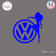 Sticker JDM Volkswagen Chick Sticks-em.fr Couleurs au choix