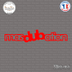 Sticker JDM Masdubation Sticks-em.fr Couleurs au choix