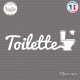 Sticker Toilettes WC Sticks-em.fr Couleurs au choix