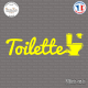 Sticker Toilettes WC Sticks-em.fr Couleurs au choix