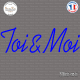 Sticker Toi & Moi Sticks-em.fr Couleurs au choix