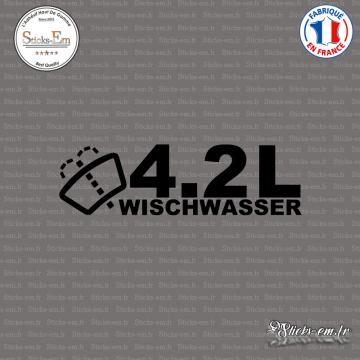 Sticker JDM 4,2l Wischwasser