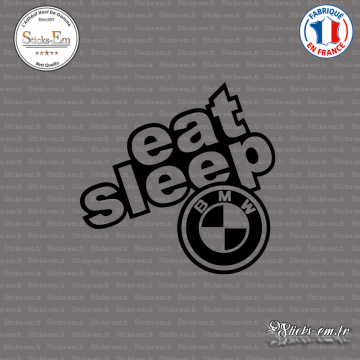 Sticker JDM Eat Sleep Bmw