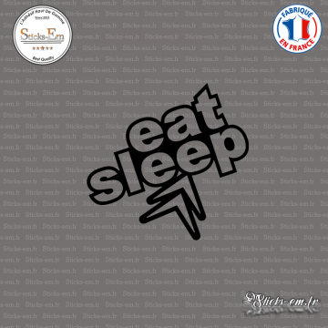 Sticker JDM Eat Sleep Citroen