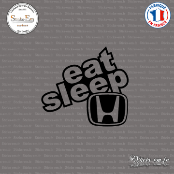 Sticker JDM Eat Sleep Honda