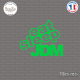 Sticker JDM Eat Sleep Jdm Sticks-em.fr Couleurs au choix