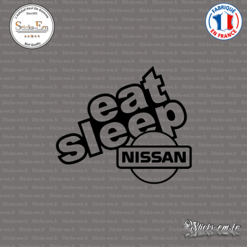 Sticker JDM Eat Sleep Nissan