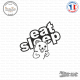 Sticker Eat Sleep Pedobear Sticks-em.fr Couleurs au choix