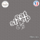 Sticker Eat Sleep Pedobear Sticks-em.fr Couleurs au choix