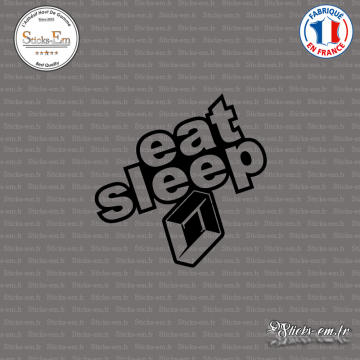 Sticker JDM Eat Sleep Renault