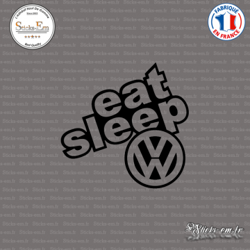 Sticker JDM Eat Sleep Volkswagen - Sticks-em