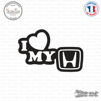 Sticker JDM I Love My Honda Sticks-em.fr Couleurs au choix