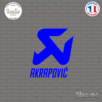 Sticker Akrapovic Logo Decal Aufkleber Pegatinas AKR01 Couleurs au choix
