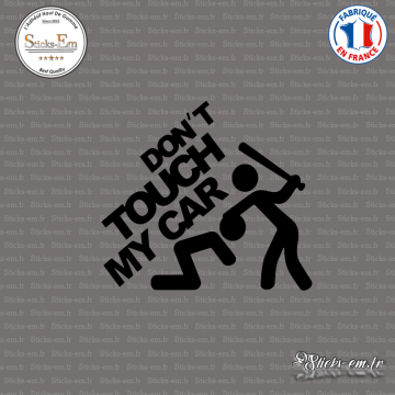 Sticker JDM don't touch my car