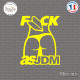 Sticker JDM Fuck as JDM Sticks-em.fr Couleurs au choix