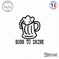 Sticker JDM Born To Drink
