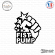 Sticker JDM Fist Pump Sticks-em.fr Couleurs au choix