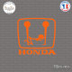 Sticker JDM Honda fun logo Sticks-em.fr Couleurs au choix