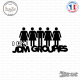 Sticker JDM I Love Jdm Groupies Sticks-em.fr Couleurs au choix