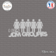 Sticker JDM I Love Jdm Groupies Sticks-em.fr Couleurs au choix