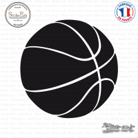 Sticker Ballon de Basket Sticks-em.fr Couleurs au choix