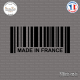 Sticker Code Barre Made in France Sticks-em.fr Couleurs au choix