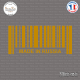 Sticker Code Barre Made in Russia Sticks-em.fr Couleurs au choix