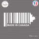 Sticker Code Barre Made in Canada Sticks-em.fr Couleurs au choix