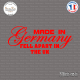 Sticker Made in Germany Sticks-em.fr Couleurs au choix