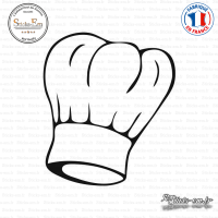 Sticker Toque Chef Cuisine Sticks-em.fr Couleurs au choix