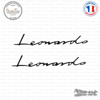 2 Stickers Aprilia Leonardo Sticks-em.fr Couleurs au choix