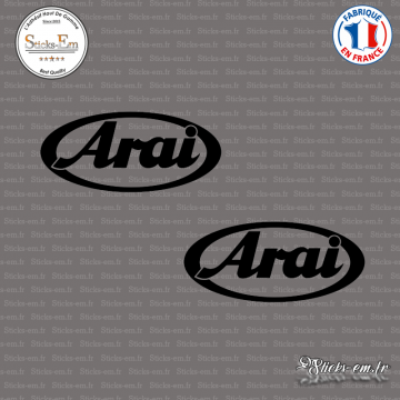 2 Stickers Arai