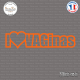 Sticker JDM I love VAGinas Sticks-em.fr Couleurs au choix