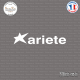 Sticker Ariete Logo Sticks-em.fr Couleurs au choix