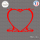 Sticker Heart Coeur Sticks-em.fr Couleurs au choix