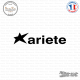 Sticker Ariete Logo Sticks-em.fr Couleurs au choix