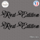 2 Stickers Red Edition XL Sticks-em.fr Couleurs au choix