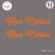 2 Stickers Red Edition Sticks-em.fr Couleurs au choix