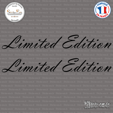 2 Stickers limited edition vladimir script XL