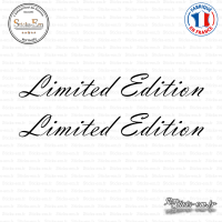 2 Stickers limited edition vladimir script Sticks-em.fr Couleurs au choix
