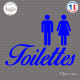 Sticker Panneau toilettes Sticks-em.fr Couleurs au choix
