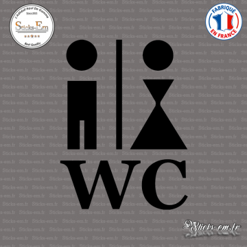 Sticker Homme et femme - WC