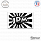 Sticker JDM Old Japan Flag Sticks-em.fr Couleurs au choix