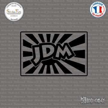 Sticker JDM Old Japan Flag