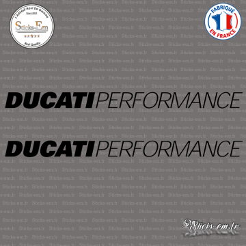2 Stickers Ducati Performance